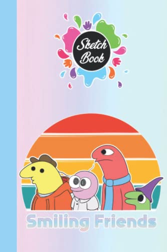 Smiling Friends Sketch Book Animated Series Merch...