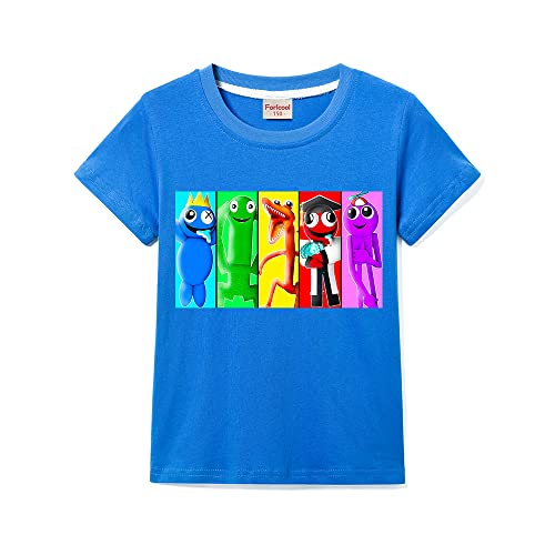 Rainbow Friends Merch - Camiseta de manga corta...