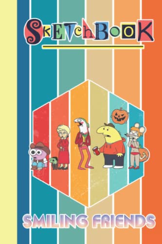 Smiling Friends Sketch Book Animated Series Merch:...