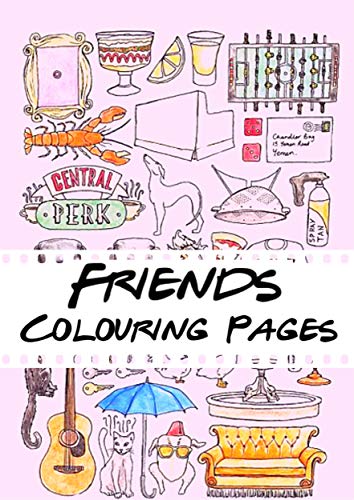 Friends Colouring Pages (English Edition)