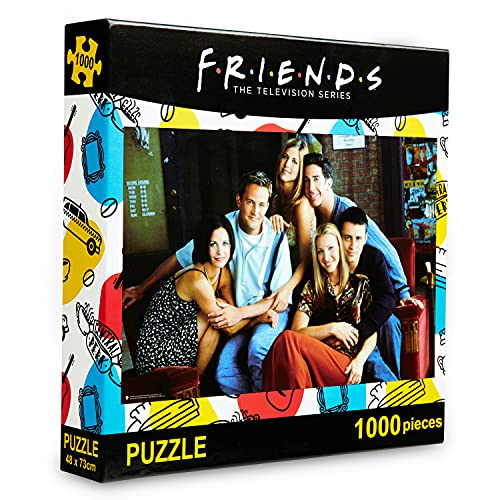 Friends Puzzle 1000 Piezas y Pack de 4 Jigsaw...